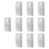 Maxbell 50 Pieces Generic Car Reflectors Sturdy Professional for Pickup Trailer White