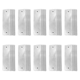 Maxbell 50 Pieces Generic Car Reflectors Sturdy Professional for Pickup Trailer White