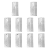 Maxbell 50 Pieces Generic Car Reflectors Sturdy Professional for Pickup Trailer White