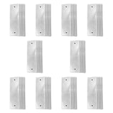Maxbell 50 Pieces Generic Car Reflectors Sturdy Professional for Pickup Trailer White