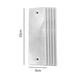 Maxbell 50 Pieces Generic Car Reflectors Sturdy Professional for Pickup Trailer White