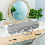 Maxbell Hair Straightener Storage Case Shockproof with Handles Hair Dryer Travel Bag