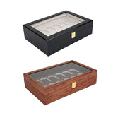 Maxbell Wooden Storage Box 24 Grids Lighters Organizer for Tabletop Bedroom Cabinets Color A