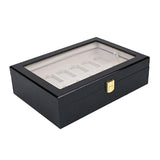 Maxbell Wooden Storage Box 24 Grids Lighters Organizer for Tabletop Bedroom Cabinets Color A