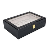 Maxbell Wooden Storage Box 24 Grids Lighters Organizer for Tabletop Bedroom Cabinets Color A