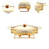 Maxbell Chafing Dish for Buffet Sturdy Food Warming Tray for Restaurant Wedding Home 2L