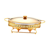 Maxbell Chafing Dish for Buffet Sturdy Food Warming Tray for Restaurant Wedding Home 3L