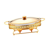 Maxbell Chafing Dish for Buffet Sturdy Food Warming Tray for Restaurant Wedding Home 3L