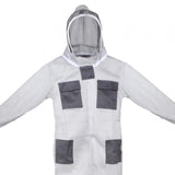 Maxbell Professional Bee Suit Gray Clothing Beginner Beekeepers Suit Beekeeping Suit XL  172 to 176cm