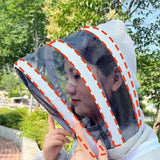 Maxbell Professional Bee Suit Gray Clothing Beginner Beekeepers Suit Beekeeping Suit XL  172 to 176cm