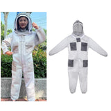 Maxbell Professional Bee Suit Gray Clothing Beginner Beekeepers Suit Beekeeping Suit XL  172 to 176cm