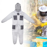 Maxbell Professional Bee Suit Gray Clothing Beginner Beekeepers Suit Beekeeping Suit XXL  176 to 185cm