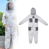 Maxbell Professional Bee Suit Gray Clothing Beginner Beekeepers Suit Beekeeping Suit XXL  176 to 185cm