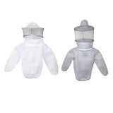 Maxbell Beekeeping Jacket Ventilated Protective Outdoor Lightweight Beekeeper Jacket White