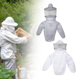 Maxbell Beekeeping Jacket Ventilated Protective Outdoor Lightweight Beekeeper Jacket White