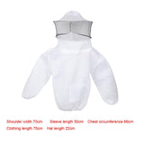 Maxbell Beekeeping Jacket Ventilated Protective Outdoor Lightweight Beekeeper Jacket White