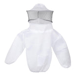 Maxbell Beekeeping Jacket Ventilated Protective Outdoor Lightweight Beekeeper Jacket White