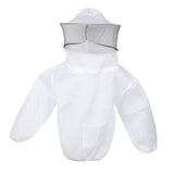 Maxbell Beekeeping Jacket Ventilated Protective Outdoor Lightweight Beekeeper Jacket White