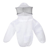 Maxbell Beekeeping Jacket Ventilated Protective Outdoor Lightweight Beekeeper Jacket White