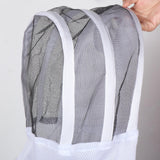 Maxbell Ventilated Beekeeper Suit White Long Sleeve Bee Keeper Professional Bee Suit XXL  176 to 185cm