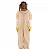 Maxbell Beekeeping Suit with Gloves Work Jumpsuit with Hood Clothing Beekeeper Suit