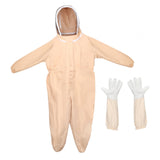 Maxbell Beekeeping Suit with Gloves Work Jumpsuit with Hood Clothing Beekeeper Suit