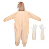 Maxbell Beekeeping Suit with Gloves Work Jumpsuit with Hood Clothing Beekeeper Suit