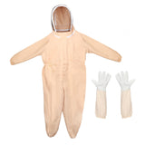 Maxbell Beekeeping Suit with Gloves Work Jumpsuit with Hood Clothing Beekeeper Suit