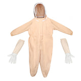 Maxbell Beekeeping Suit with Gloves Work Jumpsuit with Hood Clothing Beekeeper Suit