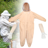 Maxbell Beekeeping Suit with Gloves Work Jumpsuit with Hood Clothing Beekeeper Suit