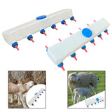 Maxbell Lamb Feed Bottle for Farm Reusable Lamb Feeding Supplies for Puppy Piglet 6 Nipple