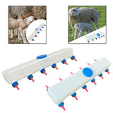 Maxbell Lamb Feed Bottle for Farm Reusable Lamb Feeding Supplies for Puppy Piglet 6 Nipple