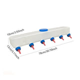 Maxbell Lamb Feed Bottle for Farm Reusable Lamb Feeding Supplies for Puppy Piglet 6 Nipple