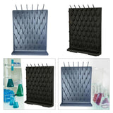 Maxbell Lab Drying Rack Fast Drainage Glassware Drying Rack for Lab Glassware Gray