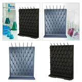 Maxbell Lab Drying Rack Fast Drainage Glassware Drying Rack for Lab Glassware Gray