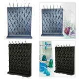 Maxbell Lab Drying Rack Fast Drainage Glassware Drying Rack for Lab Glassware Gray