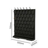 Maxbell Lab Drying Rack Fast Drainage Glassware Drying Rack for Lab Glassware Black