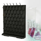 Maxbell Lab Drying Rack Fast Drainage Glassware Drying Rack for Lab Glassware Black