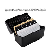 Maxbell Index Cards 25 Black A-z Letter Dividers Flash Cards for Paint Greeting Note
