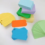 Maxbell 1000Pcs Index Cards with 10 Binder Rings Note Cards for Office Business Home