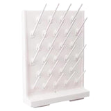 Maxbell Lab Drying Rack with 27 Detachable Pegs Multipurpose Test Tube Draining Rack White