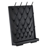 Maxbell Lab Drying Rack with 27 Detachable Pegs Multipurpose Test Tube Draining Rack Black