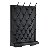 Maxbell Lab Drying Rack with 27 Detachable Pegs Multipurpose Test Tube Draining Rack Black