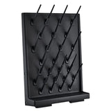 Maxbell Lab Drying Rack with 27 Detachable Pegs Multipurpose Test Tube Draining Rack Black