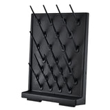 Maxbell Lab Drying Rack with 27 Detachable Pegs Multipurpose Test Tube Draining Rack Black