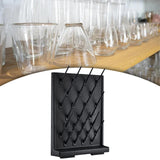 Maxbell Lab Drying Rack with 27 Detachable Pegs Multipurpose Test Tube Draining Rack Black