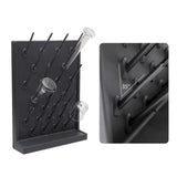 Maxbell Lab Drying Rack with 27 Detachable Pegs Multipurpose Test Tube Draining Rack Black