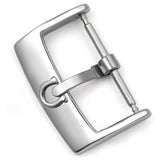 Maxbell 5 Pieces Stainless Steel Watch Buckles 18mm/20mm Replacement Watch Accessory Silver 18mm