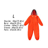 Maxbell Fully Body Sturdy Beekeeper Suite Bee Keeper Men Women Bee Suit L