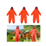 Maxbell Fully Body Sturdy Beekeeper Suite Bee Keeper Men Women Bee Suit L